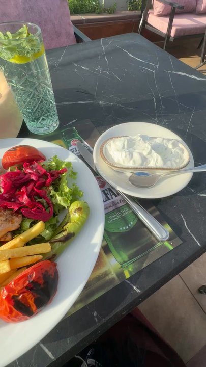 Blue House Rooftop - Grilled chicken dish at rooftop dining of hotel - Restaurants Near Me - Istanbul, 34