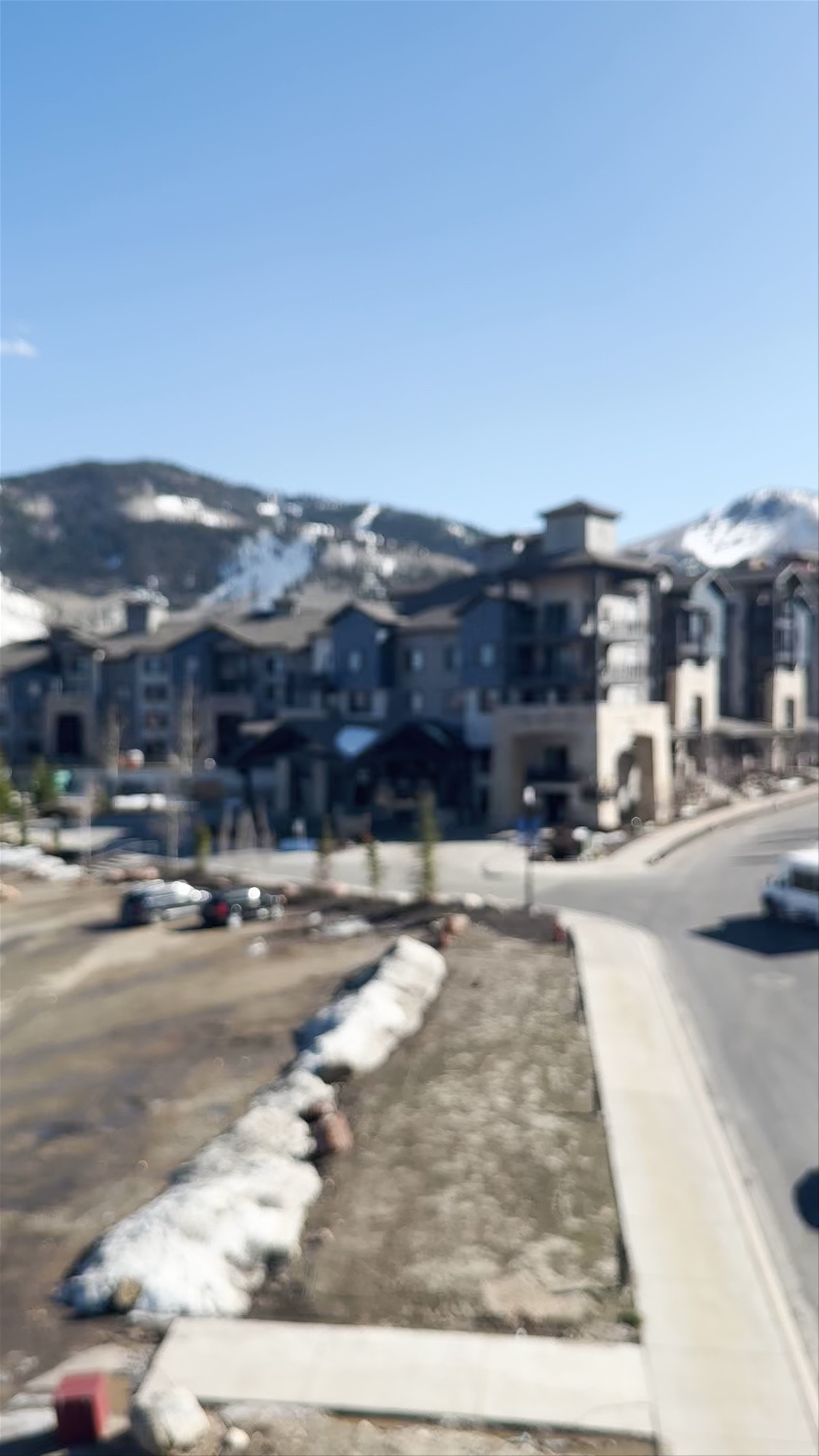 Park City Mountain Resort Ski in ski Out Condo's & Parking Entrance