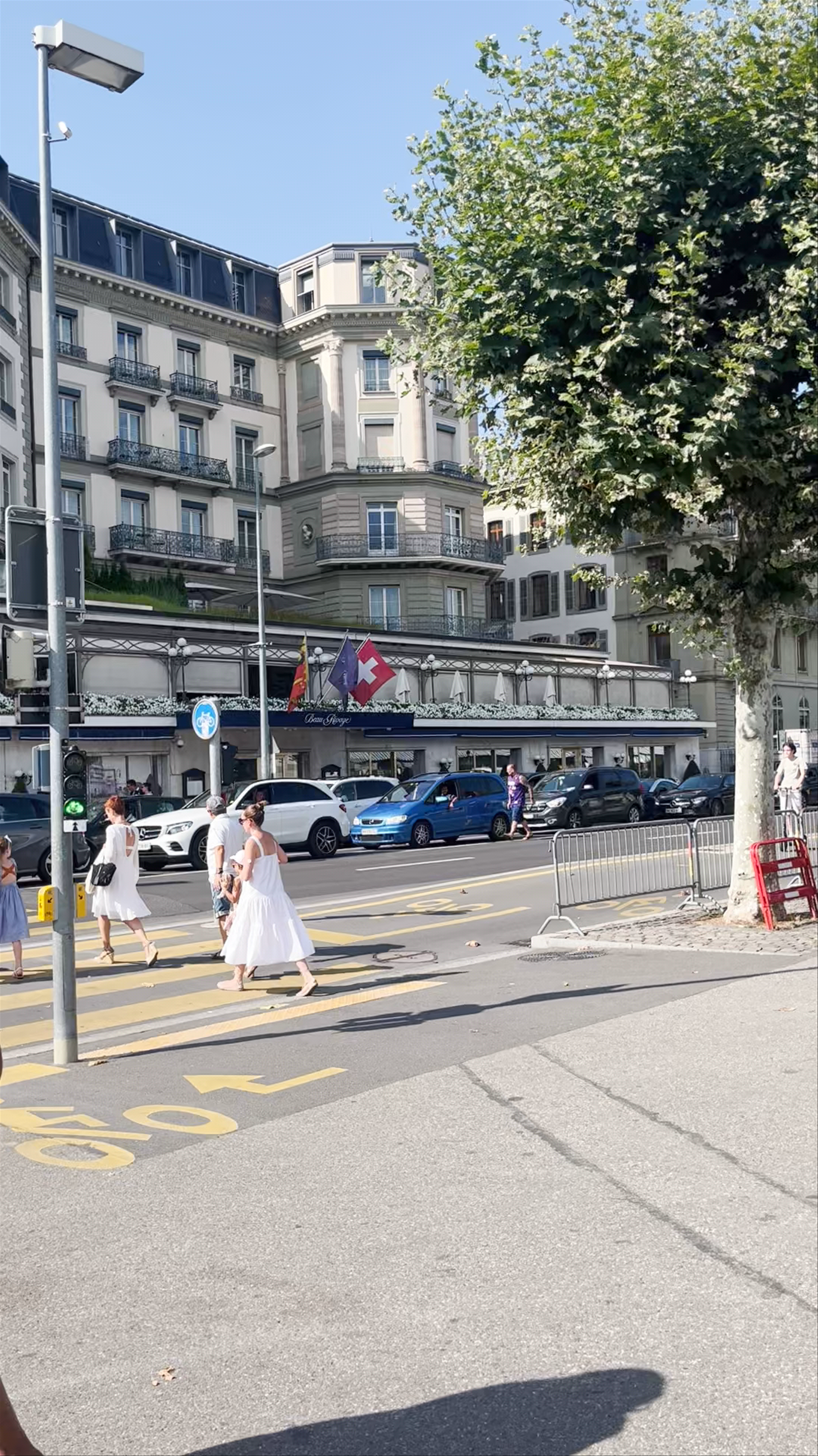 Summer Moments at Quai du Mont-Blanc, Geneva