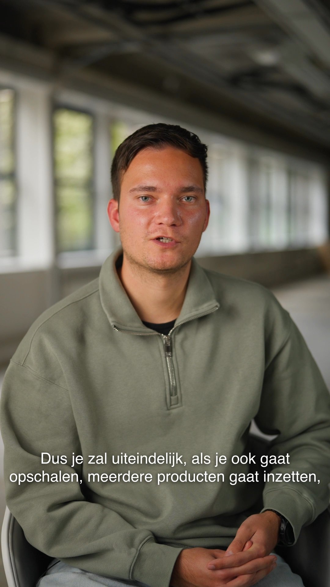 Luuk over de besluitvorming rondom opschalen