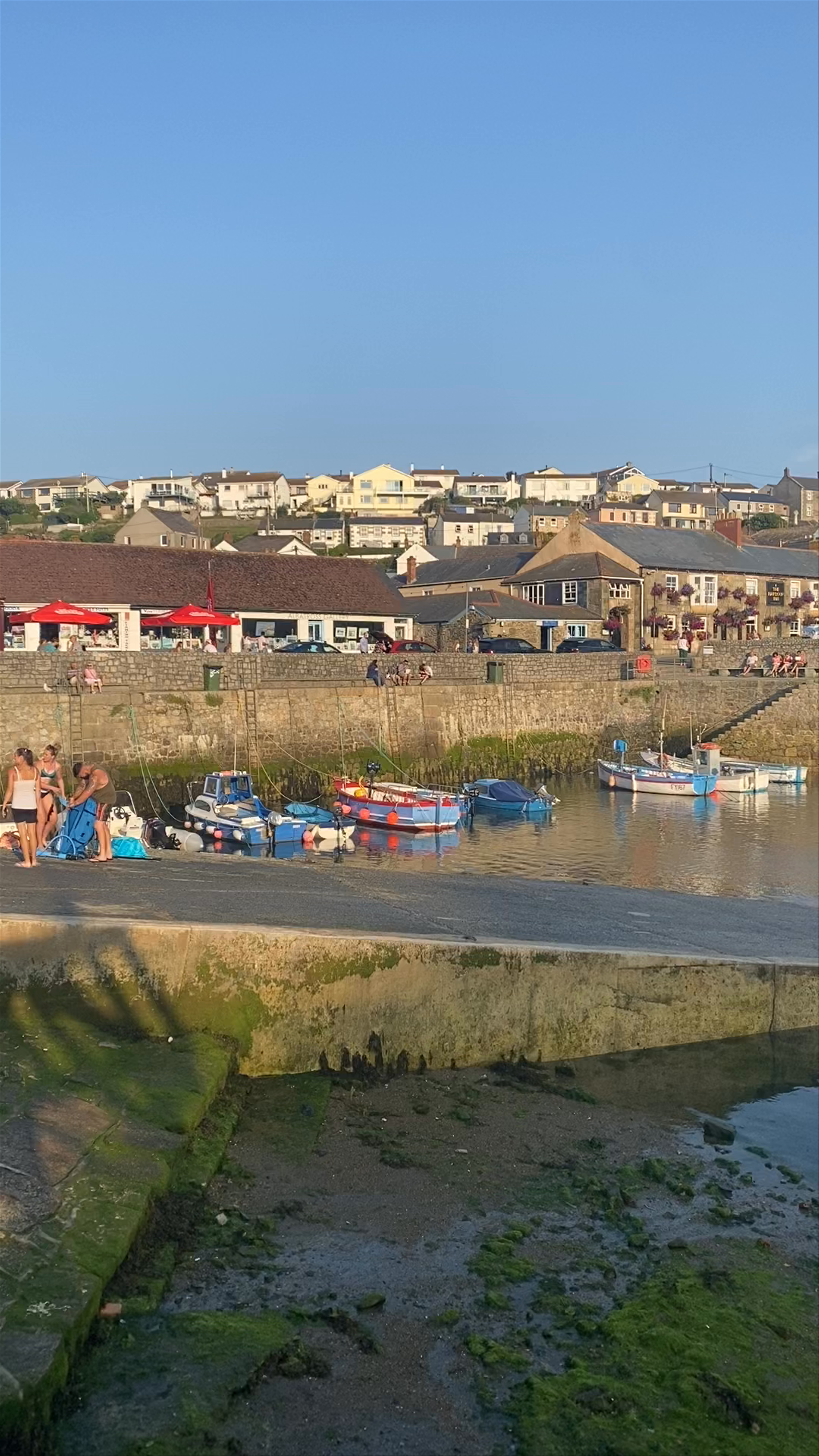 Serene Summer Evening at Porthleven Harbour, Cornwall