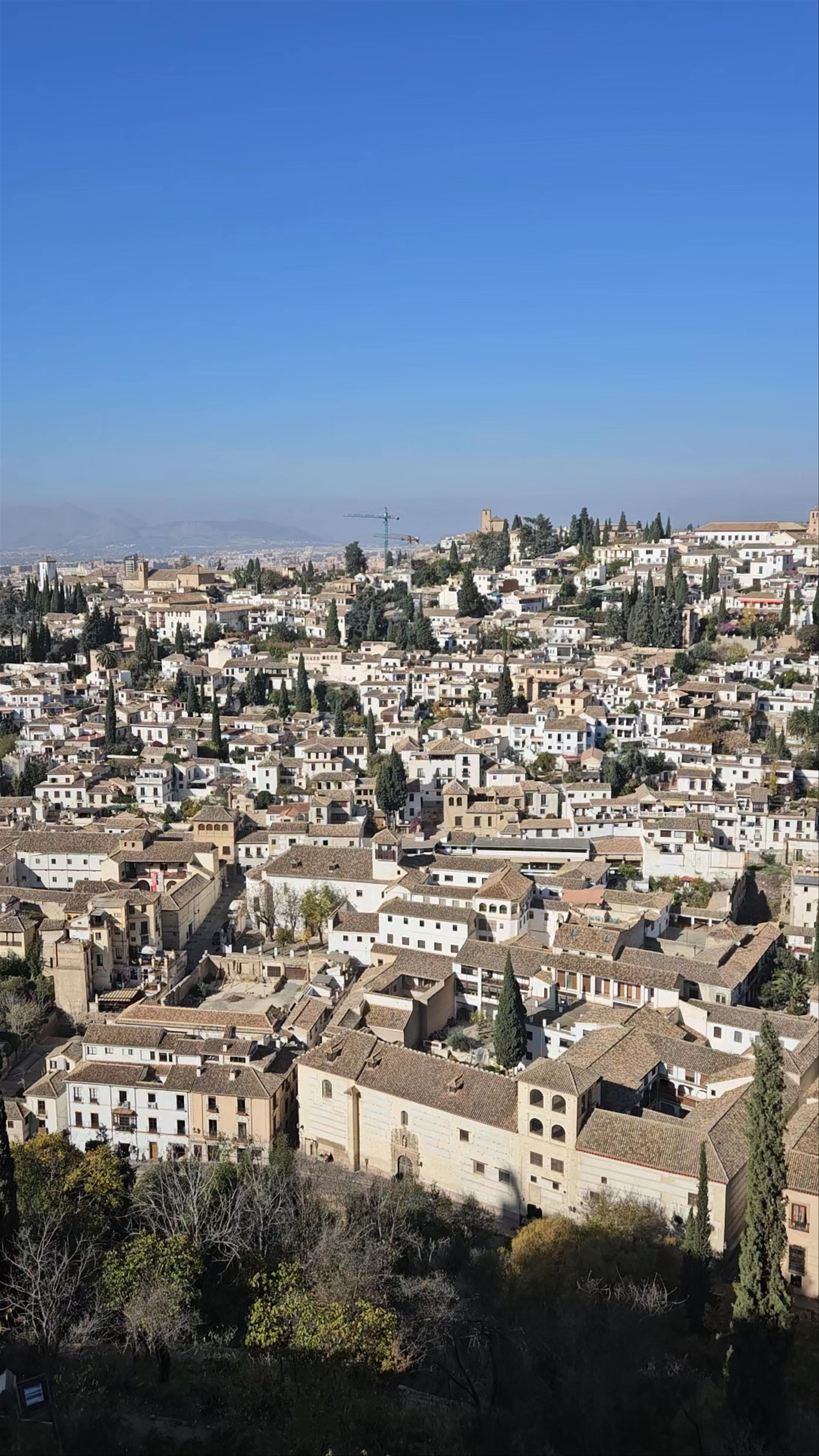 Generalife Gardens and Alhambra Views in Granada, Spain
