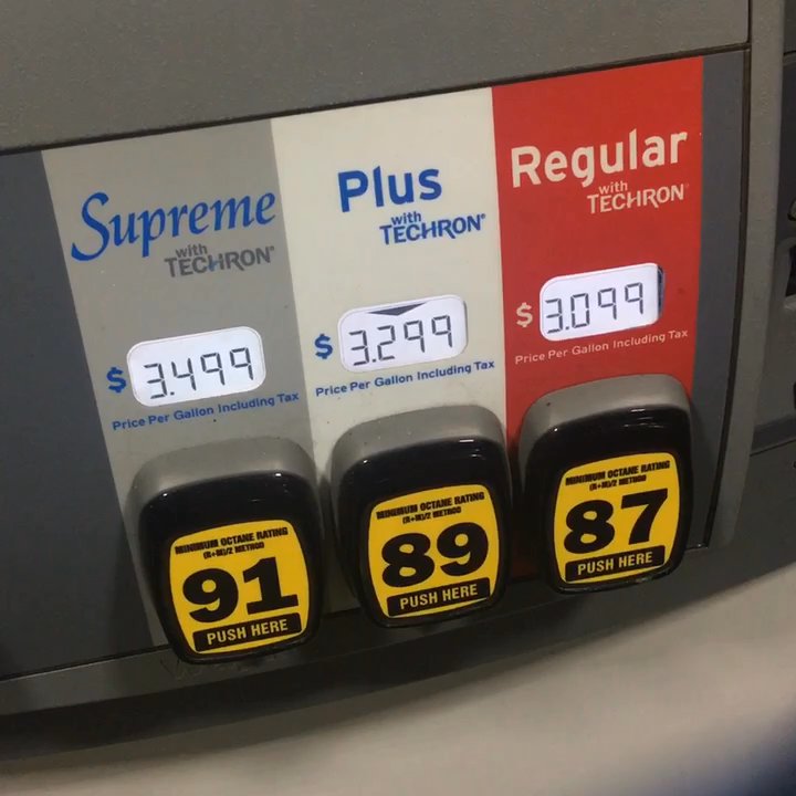 Chevron Station - The price says 2.99 on the street sign, but the pump is charging me 3.09 - Gas Stations Near Me - San Jose, California