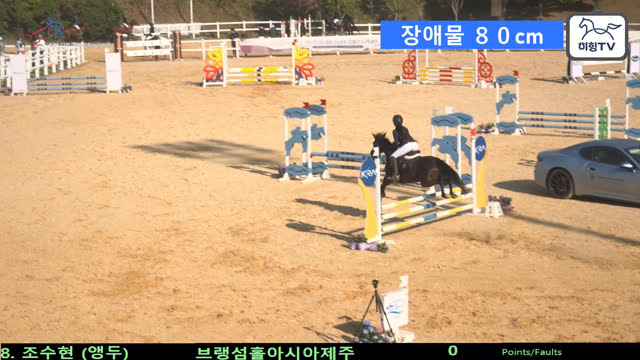 조수현2 (앵두 (뱅듸)) — 제5회 한국마사회 전국 유소년 승마대회 · 장애물 80cm