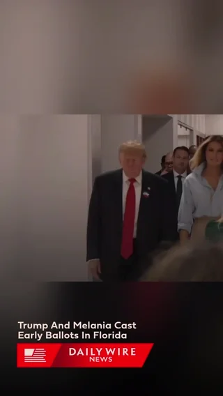 Trump And Melania Cast Early Ballots In Florida