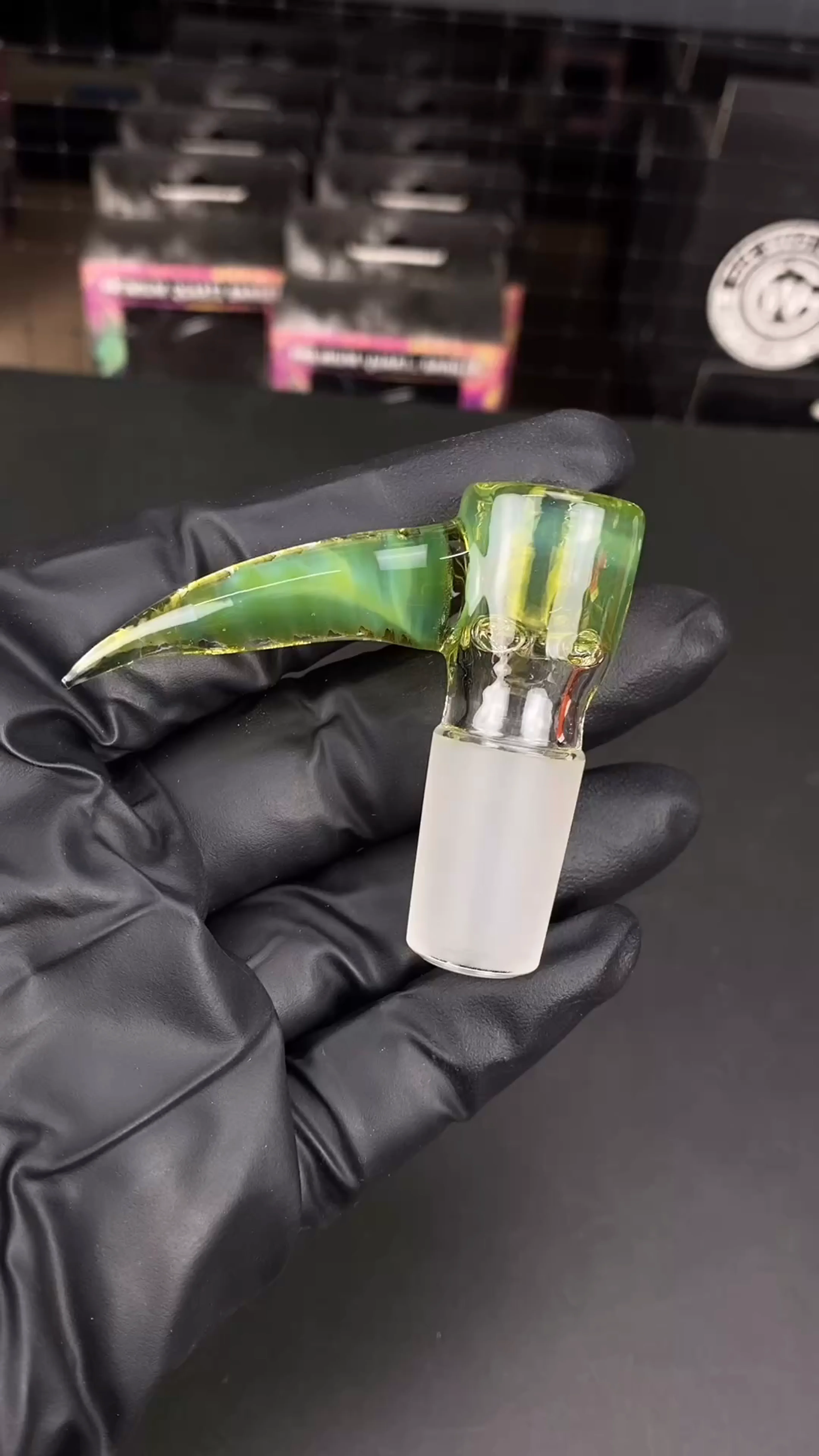 Preview pic of 18mm 4-Hole Glass Bowl Slide by Magizle
