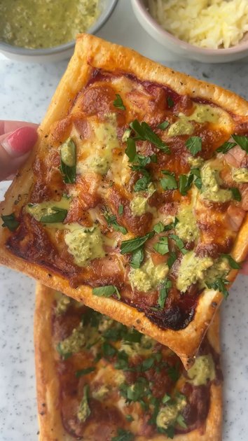 Healthier Cheese, Bacon and Pesto Pastries | alicelovesbreakfast