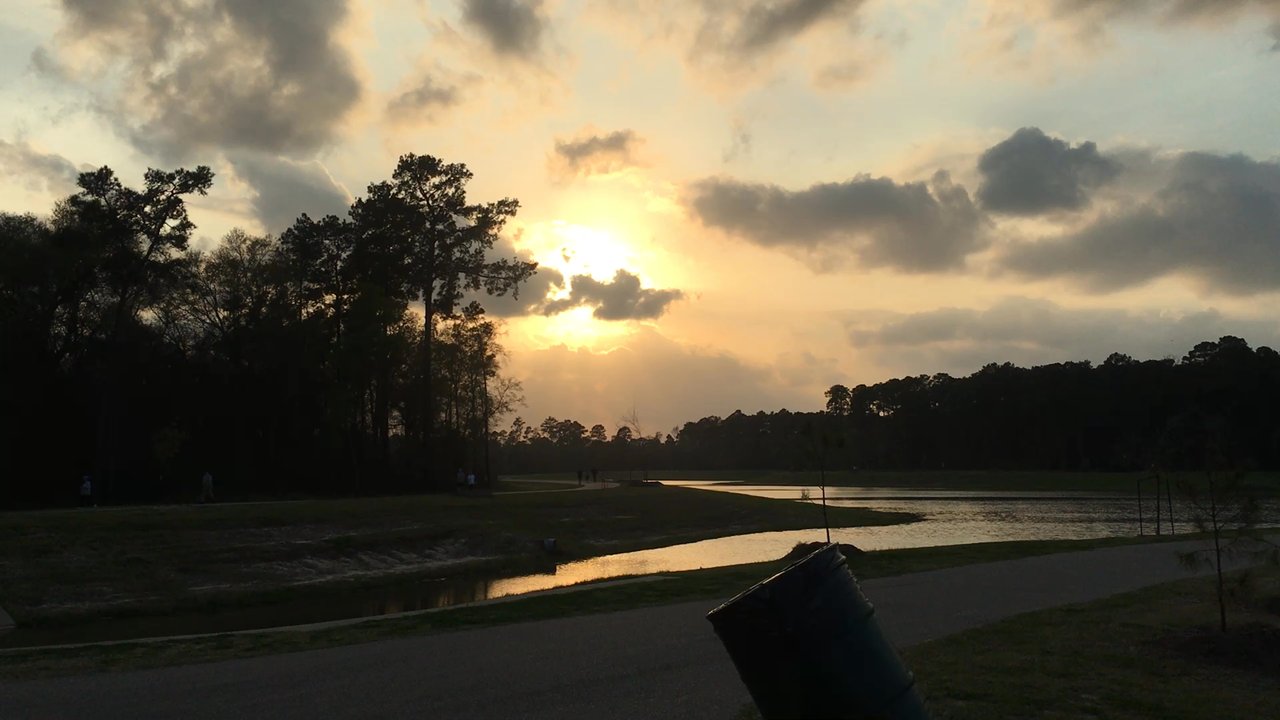 The Park At Parc Lake - Nice #sunset. - Parks Near Me - Cypress, Texas