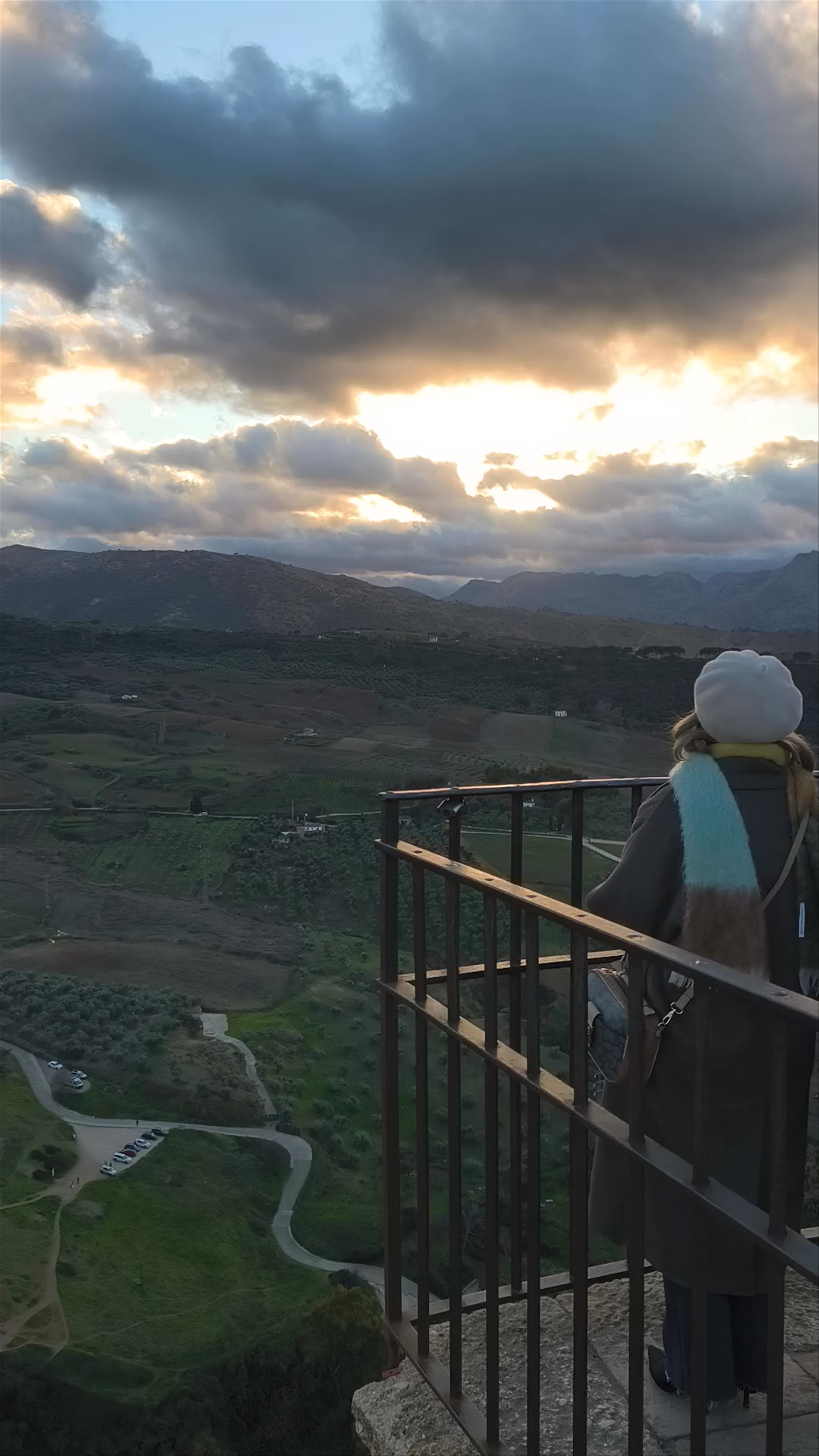 Breathtaking Sunset Over Mirador de Ronda, Andalucía