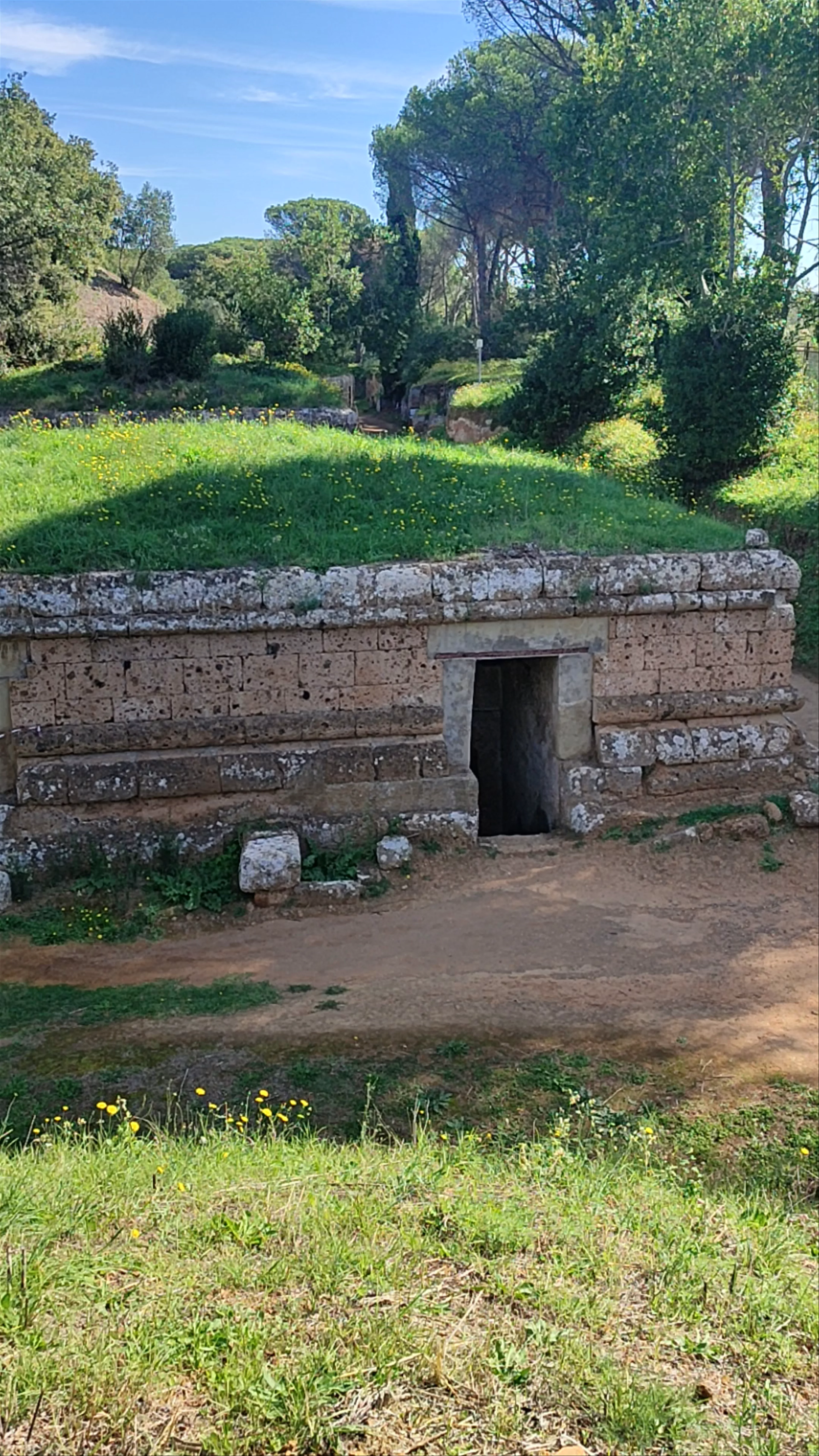 Tombe a Dado - Necropoli della Banditaccia, Via della Necropoli, Cerveteri, Metropolitan City of Rome Capital, Italy