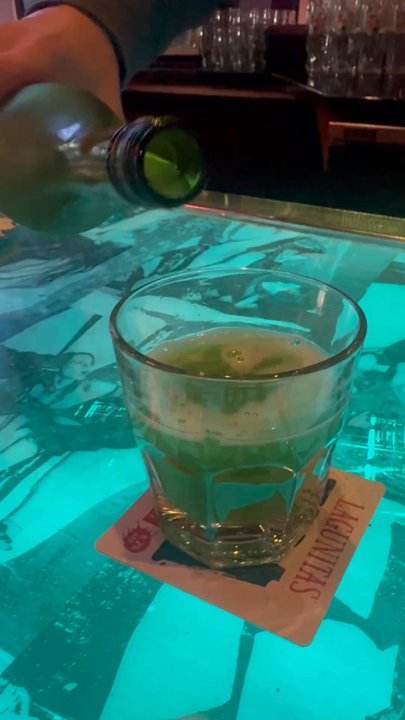 Pint Size Lounge - Green Sake Bomb... first of its kind - Lounges Near Me - San Rafael, California