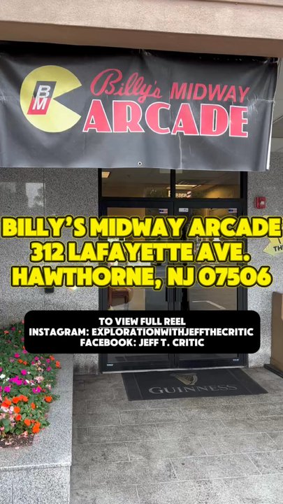Billy's Midway - Reel Excerpt - Arcades Near Me - Hawthorne, New Jersey