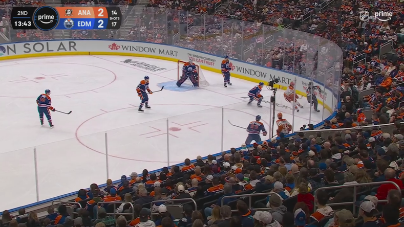 Mattias Ekholm with a hat trick vs. Anaheim Ducks · Jan 26, 2026