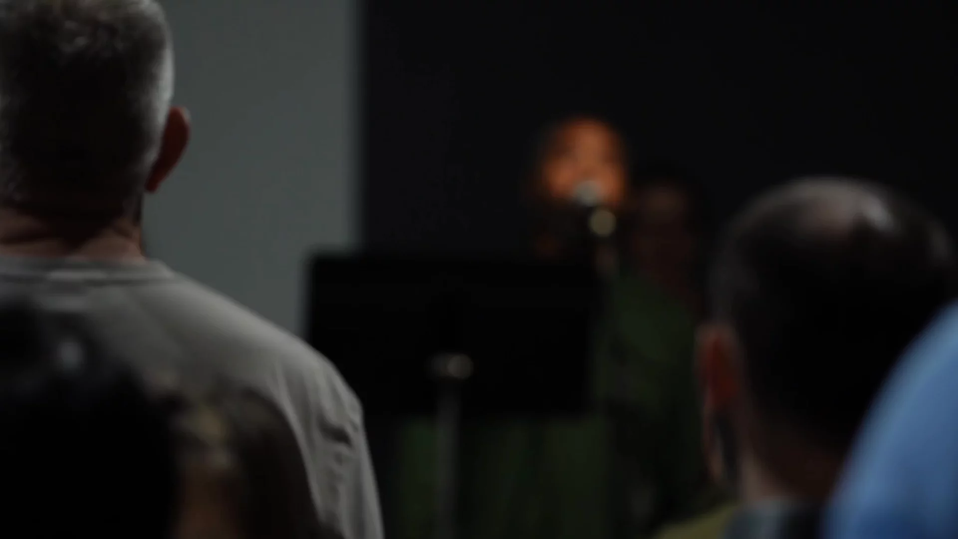 First frame from the sanctuary background video shown before playback.
