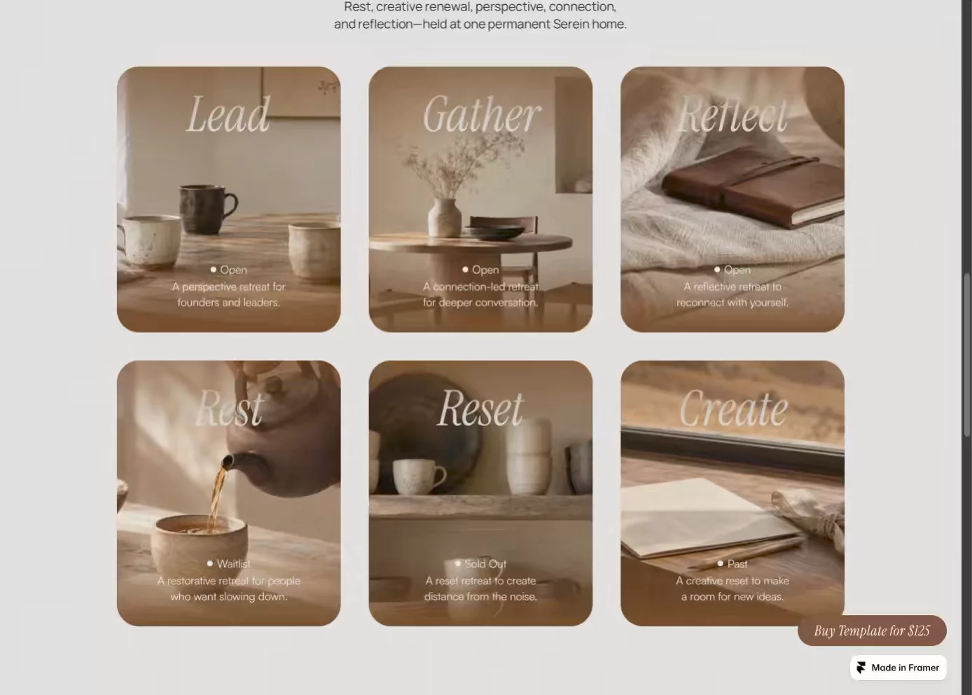 I customized my MaestroClass Framer template for the wellness niche to prove it can be used for other niches and is easy to customize.I used the Framer Agent prompt pack freebie I provided for this template. It took me 1.5 hours, and the agent created all the images, copy, and customizations for all the pages.