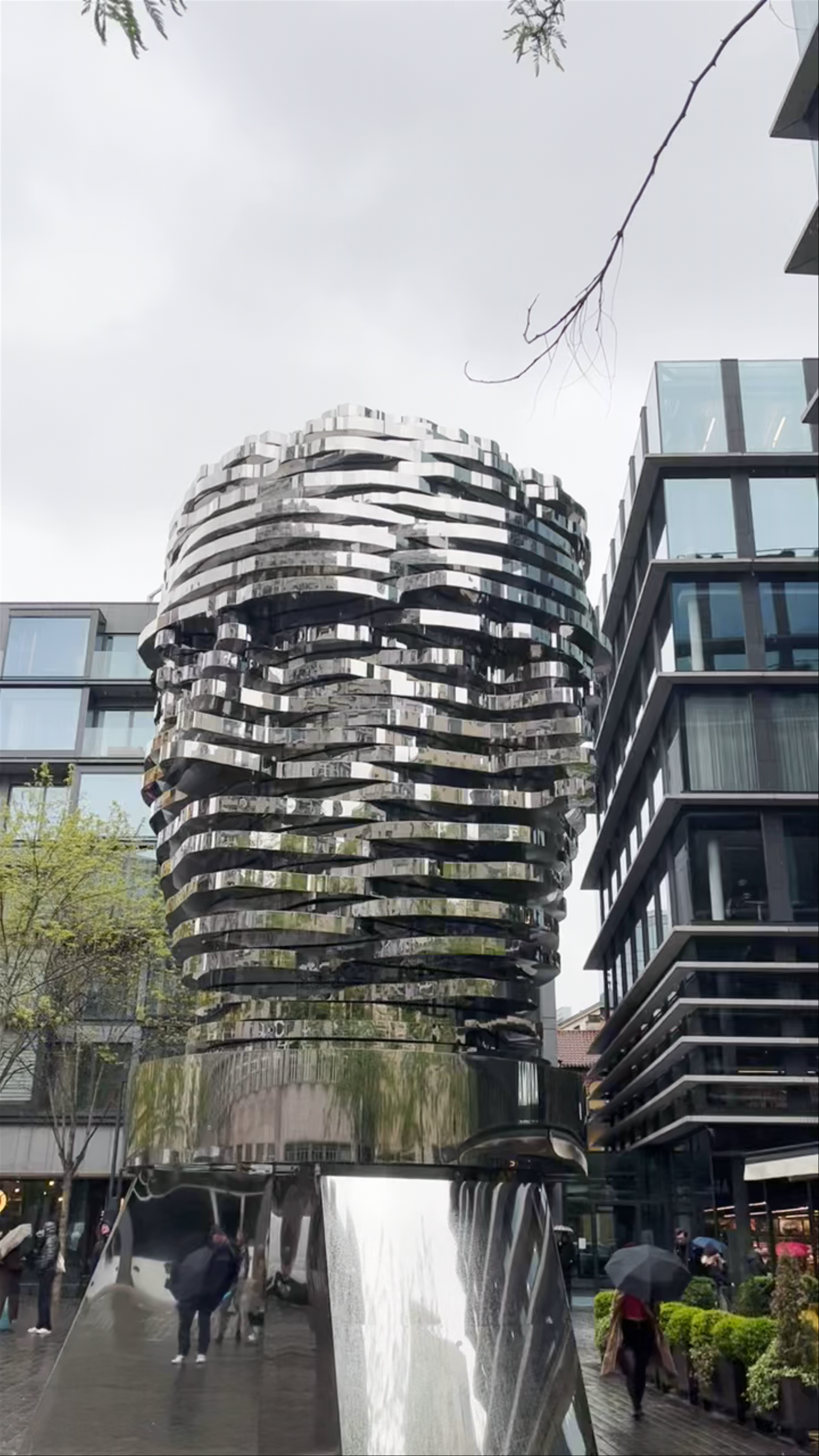 Franz Kafka - Rotating Head Sculpture by David Černý in Prague