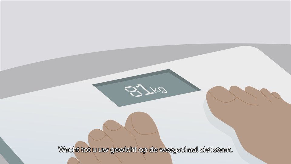Animatie: Gewicht meten