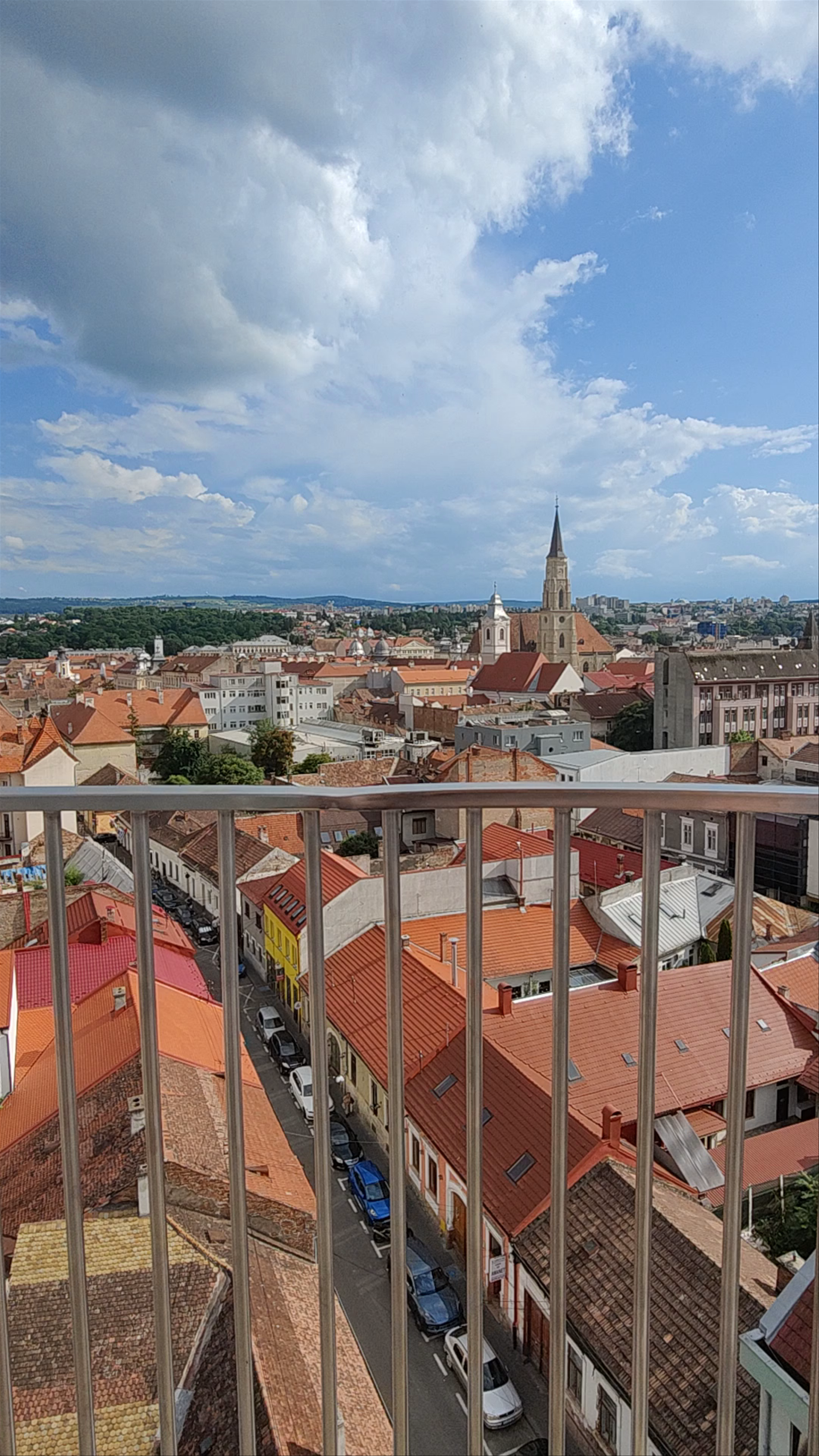 Panoramic Views from Turnul Pompierilor in Cluj-Napoca, Romania