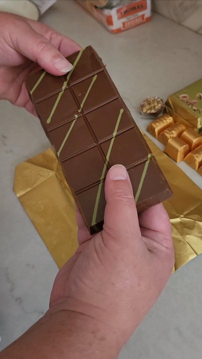 Melt Chocolate - The Viral Dubai Chocolate bar - aka Can't Get Knafeh Of It! - from Melt Chocolate. Somewhat lascivious description courtesy of my husband. - Chocolatiers & Shops Near Me - Glendale, California