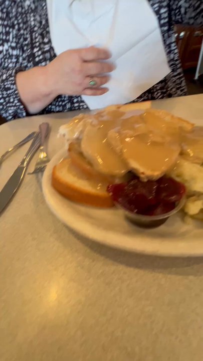 Nancy's Cafe - Open-faced turkey sandwich and corned beef hash and eggs! Corned beef wasn't canned!!! - Breakfast & Brunch Near Me - Auburn, California