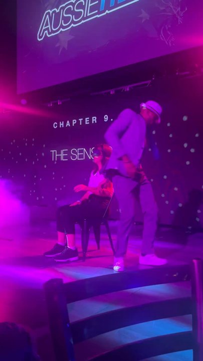 Aussie Heat - My friend on stage w the dancers! - Strip Clubs Near Me - Las Vegas, Nevada