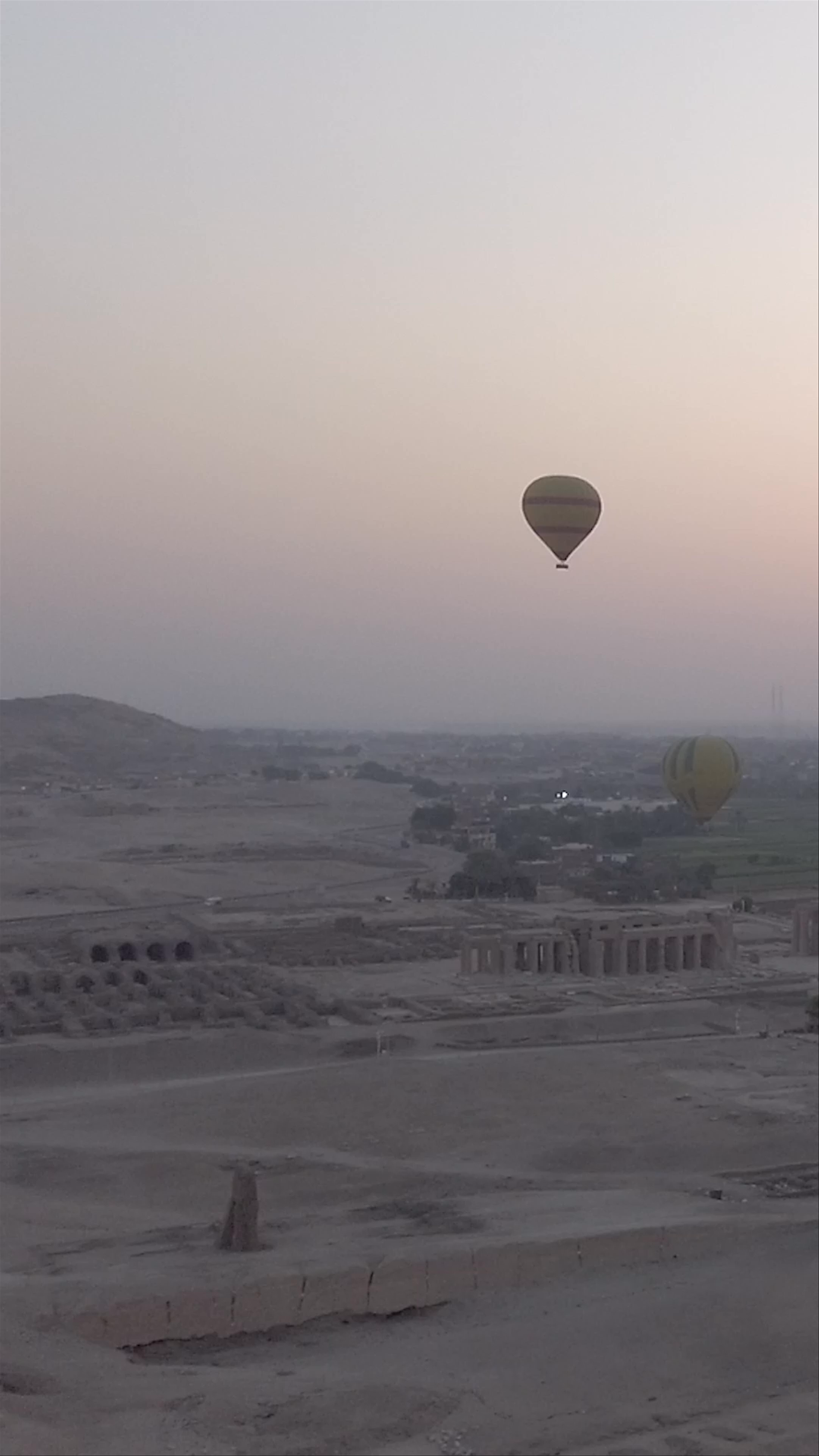 Hot Air Balloon Ride Over Ancient Luxor at Sunrise
