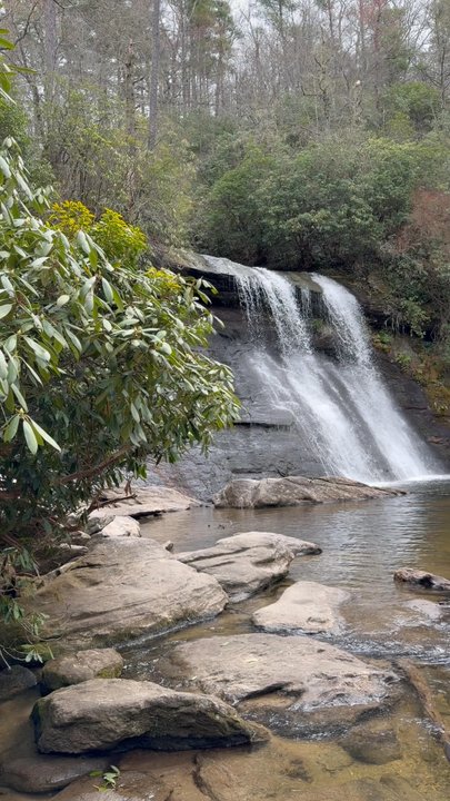 Silver Run Falls - Waterfall - Parks Near Me - Cashiers, North Carolina
