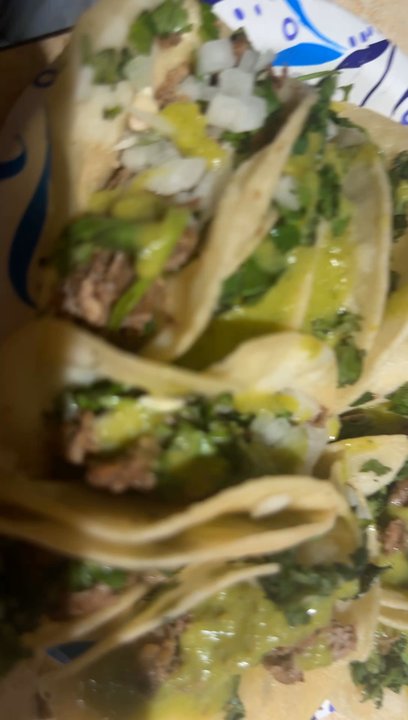 Los Tocayos Tacos - Video of the 12 tacos I got with mild sauce cilantro and onion - Mexican Near Me - Eagle Pass, Texas
