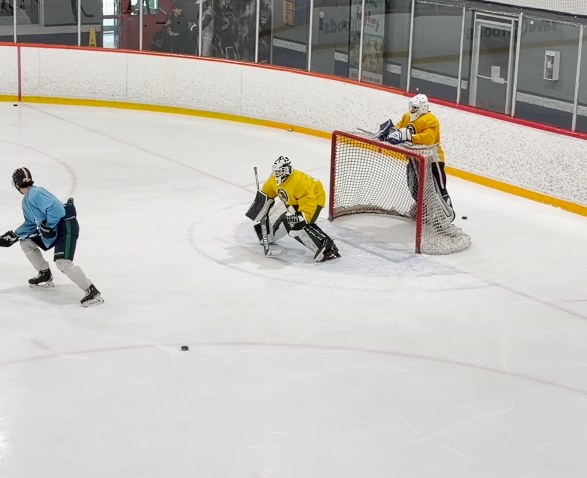 Battle drill at Delta Ice hawks camp
