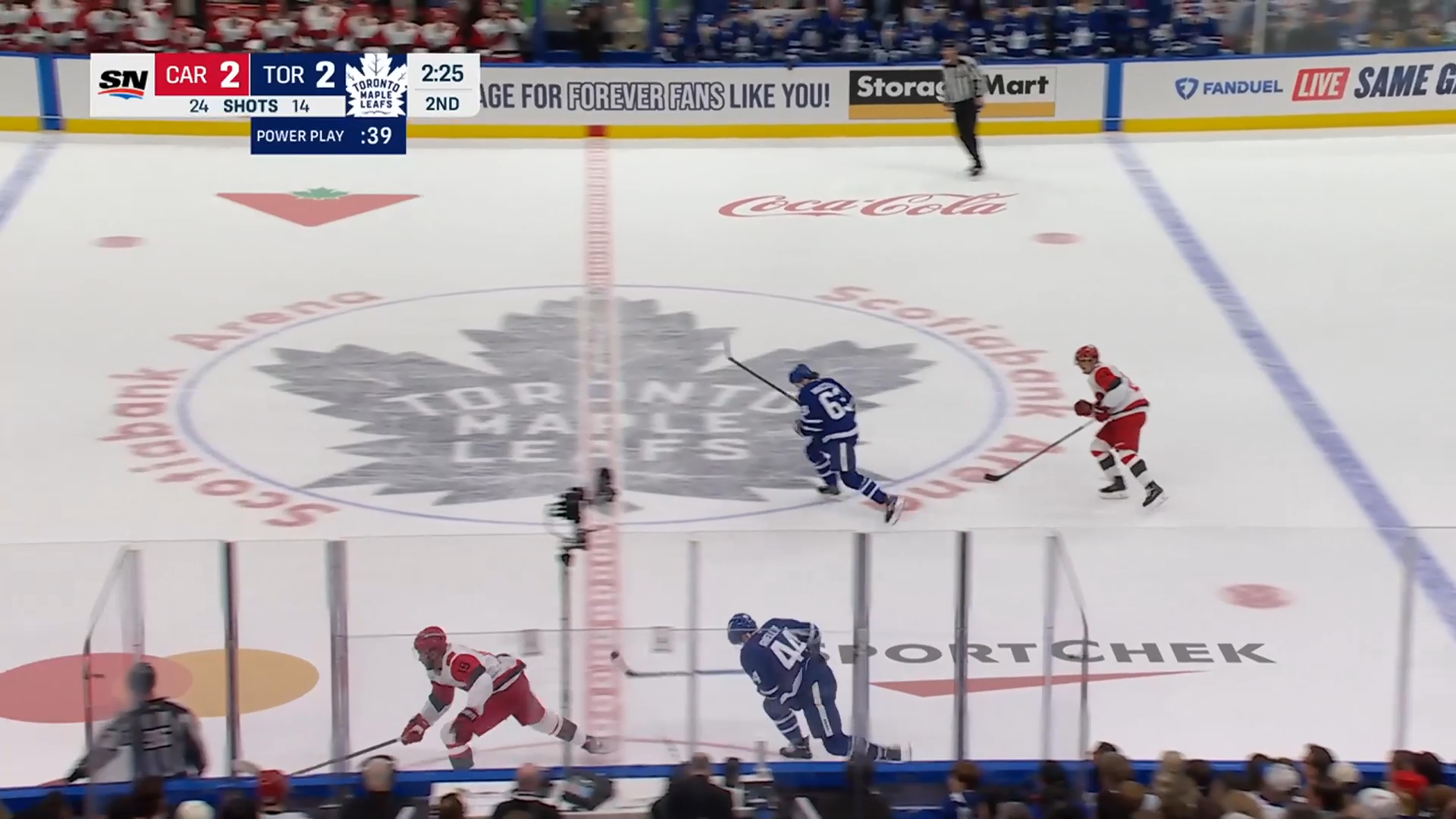 Miller's shorthanded breakaway gives Hurricanes the lead in Toronto · Mar 20, 2026