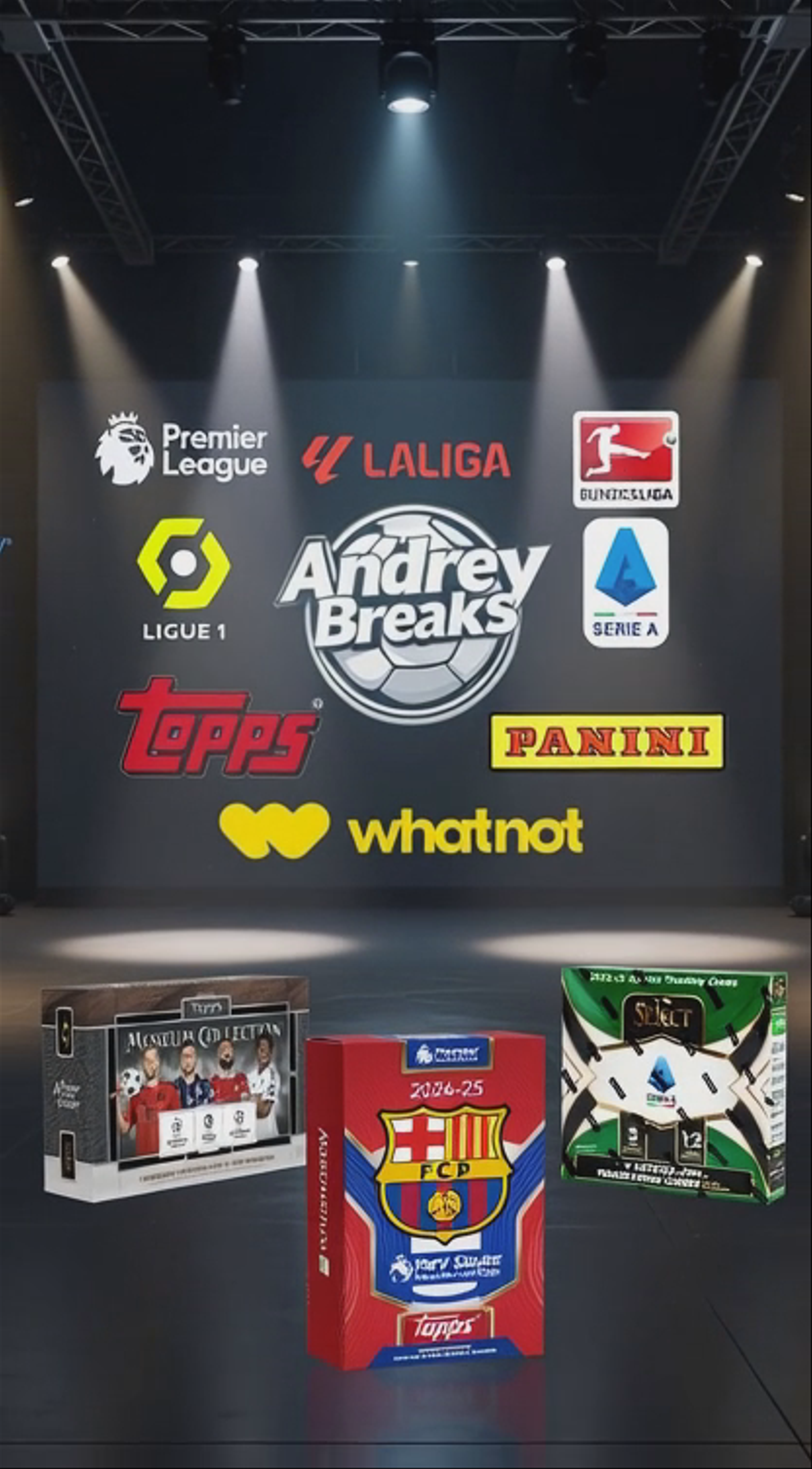 30 Spots only Topps Museum 24/25, New Daka Barcelona, Select Seria A Hobby.