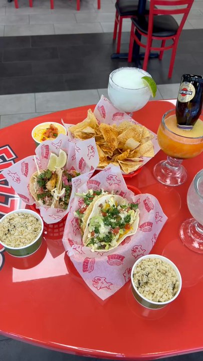 Fuzzy's Taco Shop - Everything we ordered - Mexican Near Me - Ennis, Texas