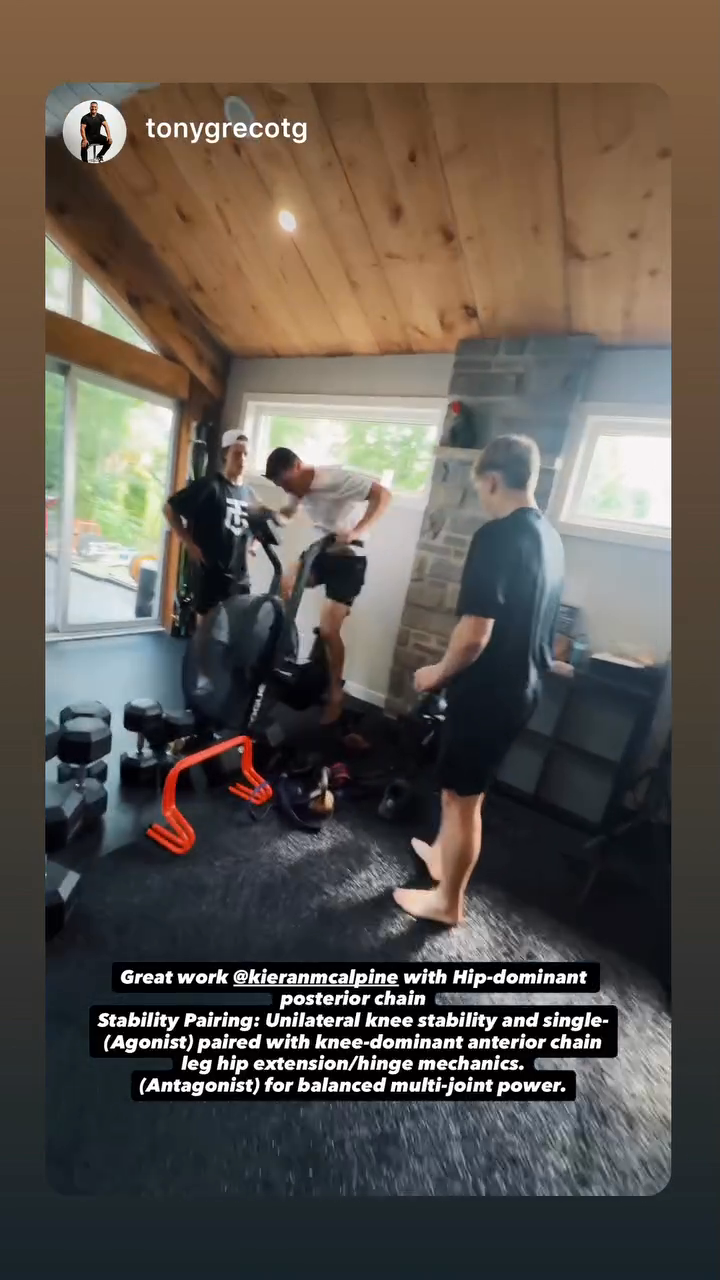 Kieran McAlpine: Off-Ice Training Highlights- July 2026