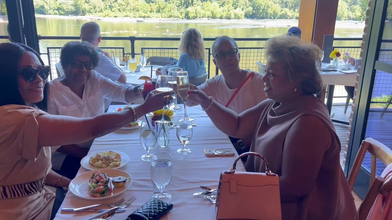 Odette's - A toast with childhood friends - Lounges Near Me - New Hope, Pennsylvania