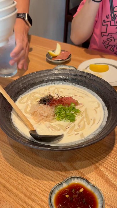 NOA Sushi - Mentaiko Cream Udon - Japanese Near Me - Beaverton, Oregon