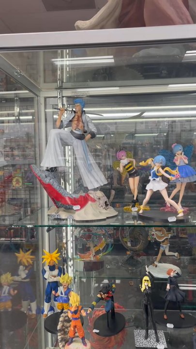 Alien Worlds - One of the amazing statue cases in shop!! - Toy Stores Near Me - San Antonio, Texas