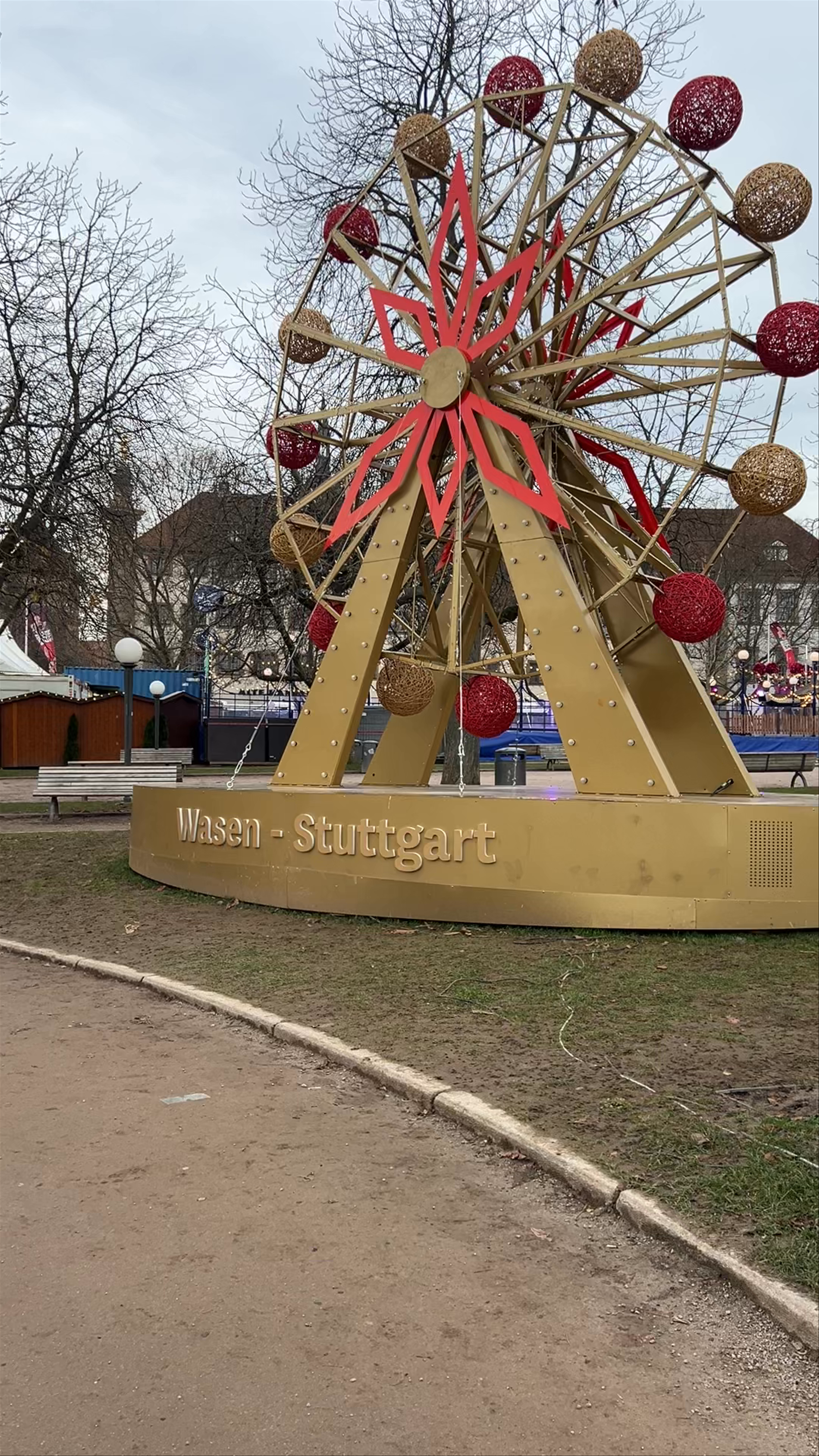 Winter Charm at Schlossplatz Stuttgart Festive Display