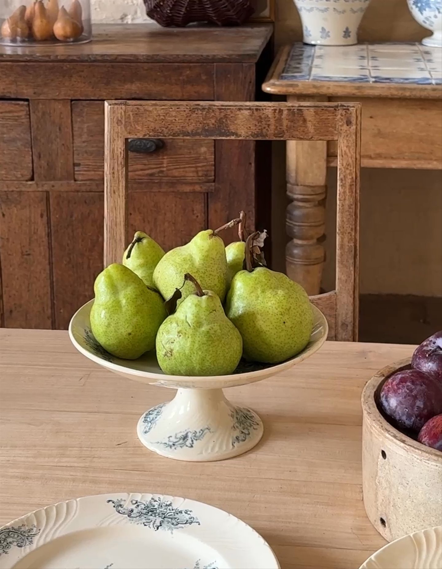 French Pedestal Dish