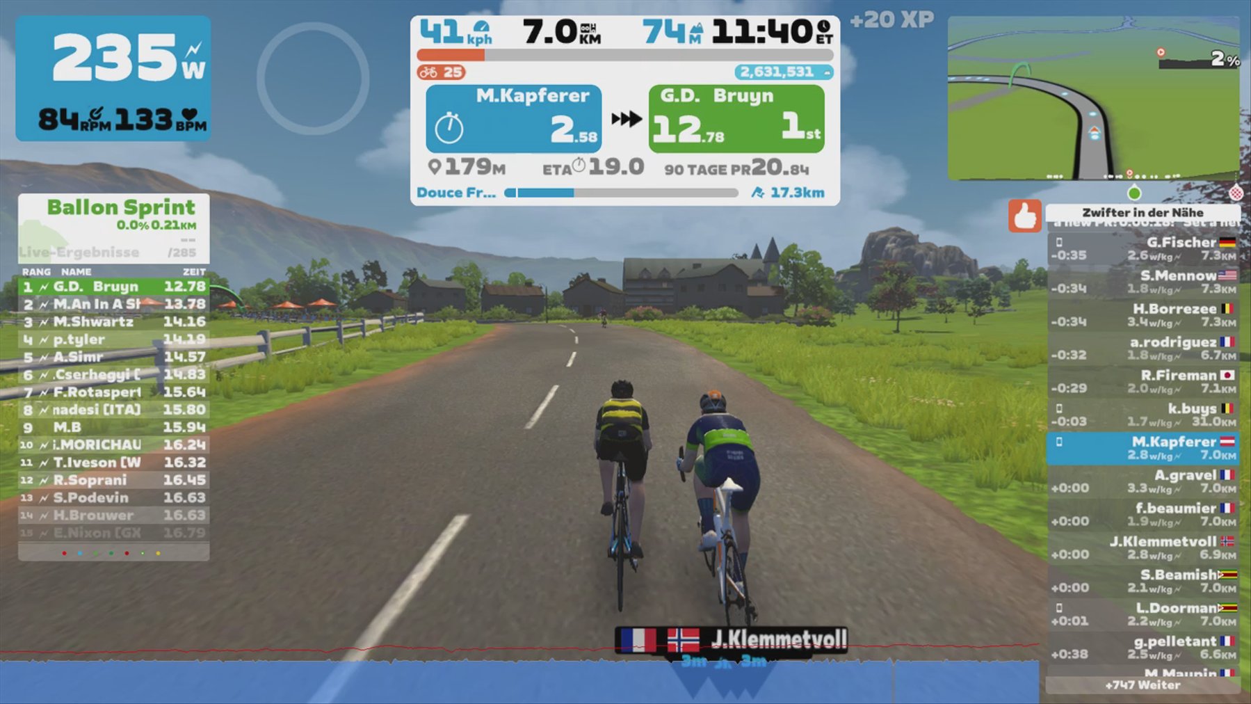 Zwift - Group Ride: The Herd Gallops (C) on Douce France in France