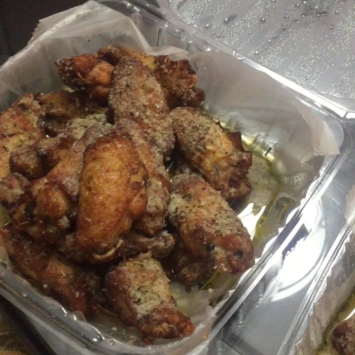 Pizza Bell - Garlic Parmesan wings with half inch of heart attack - Pizza Near Me - Elk Grove, California