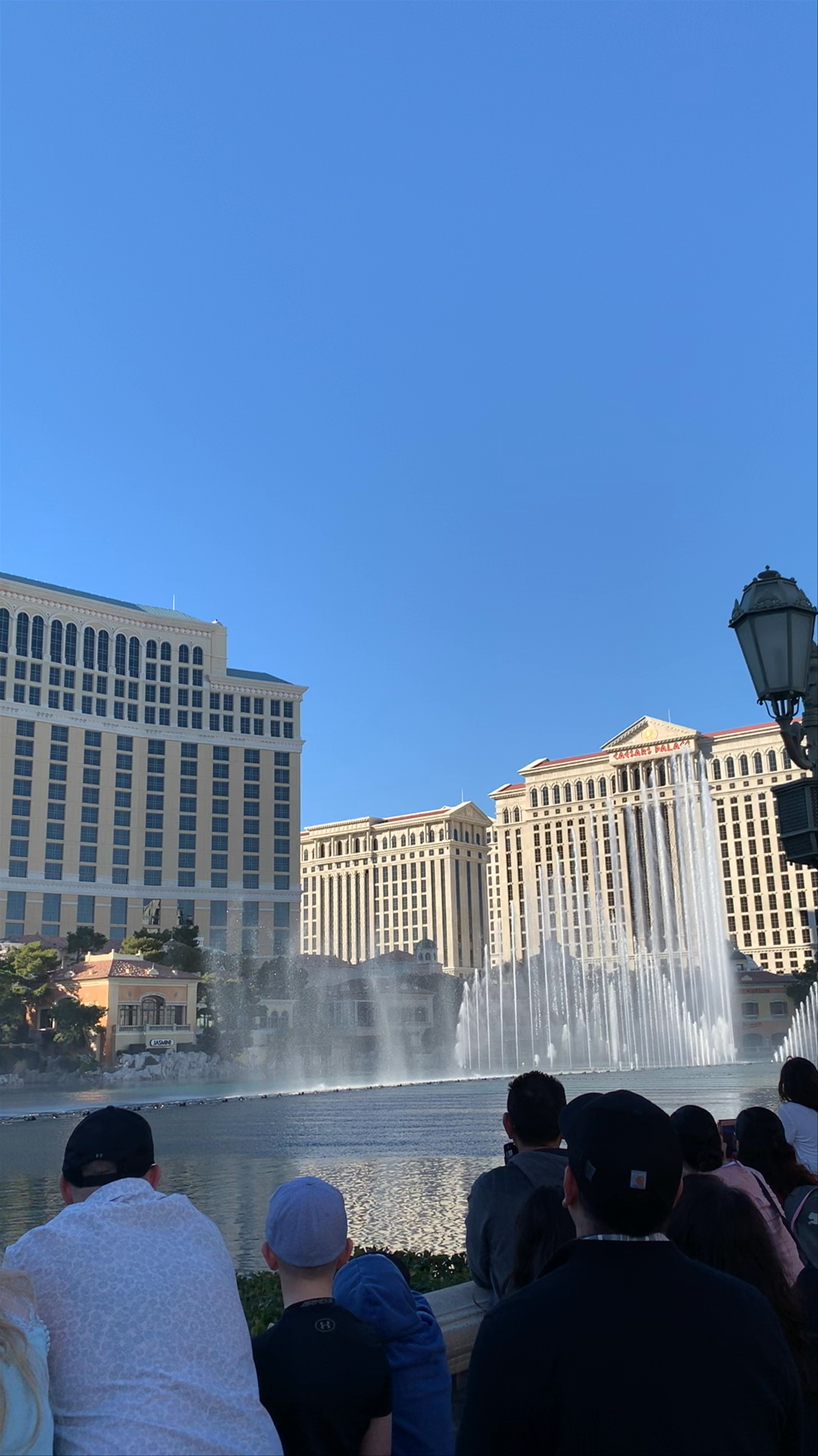 Bellagio Fountains Show on South Las Vegas Boulevard