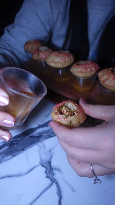 Ssaanjh Indian - Pani puri - Indian Near Me - Brookline, Massachusetts