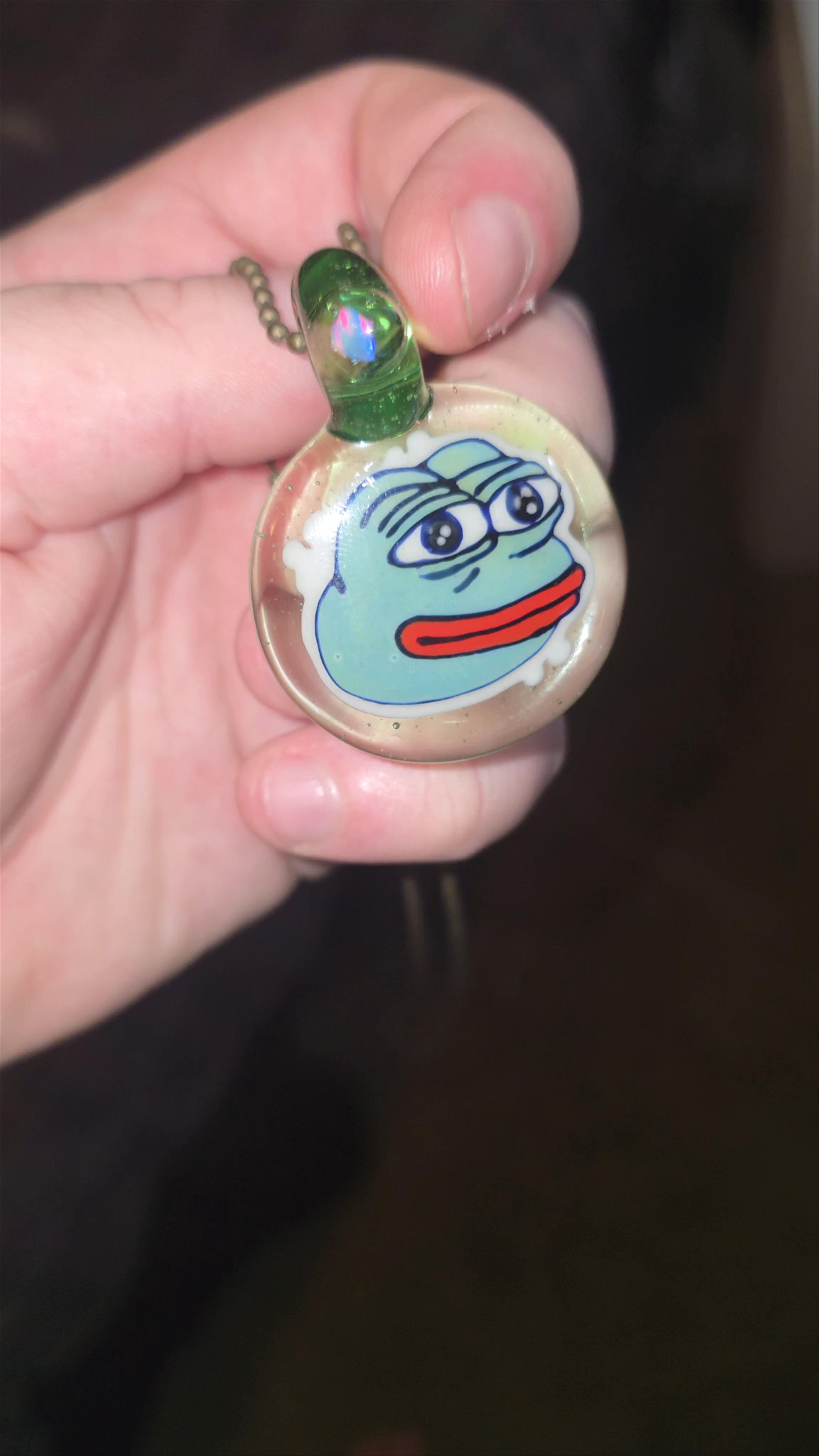 Preview pic of Avi Glass Pepe Pendant