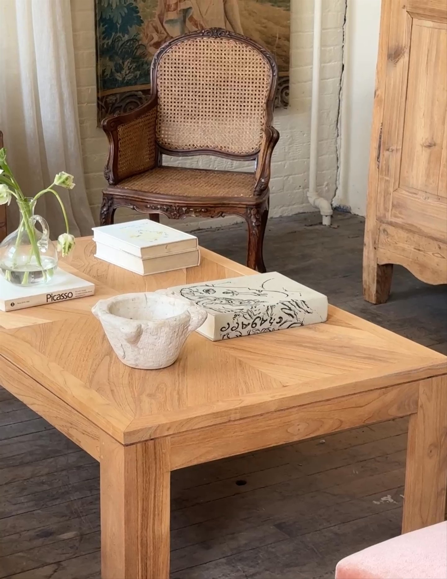 Parquet French Coffee Table