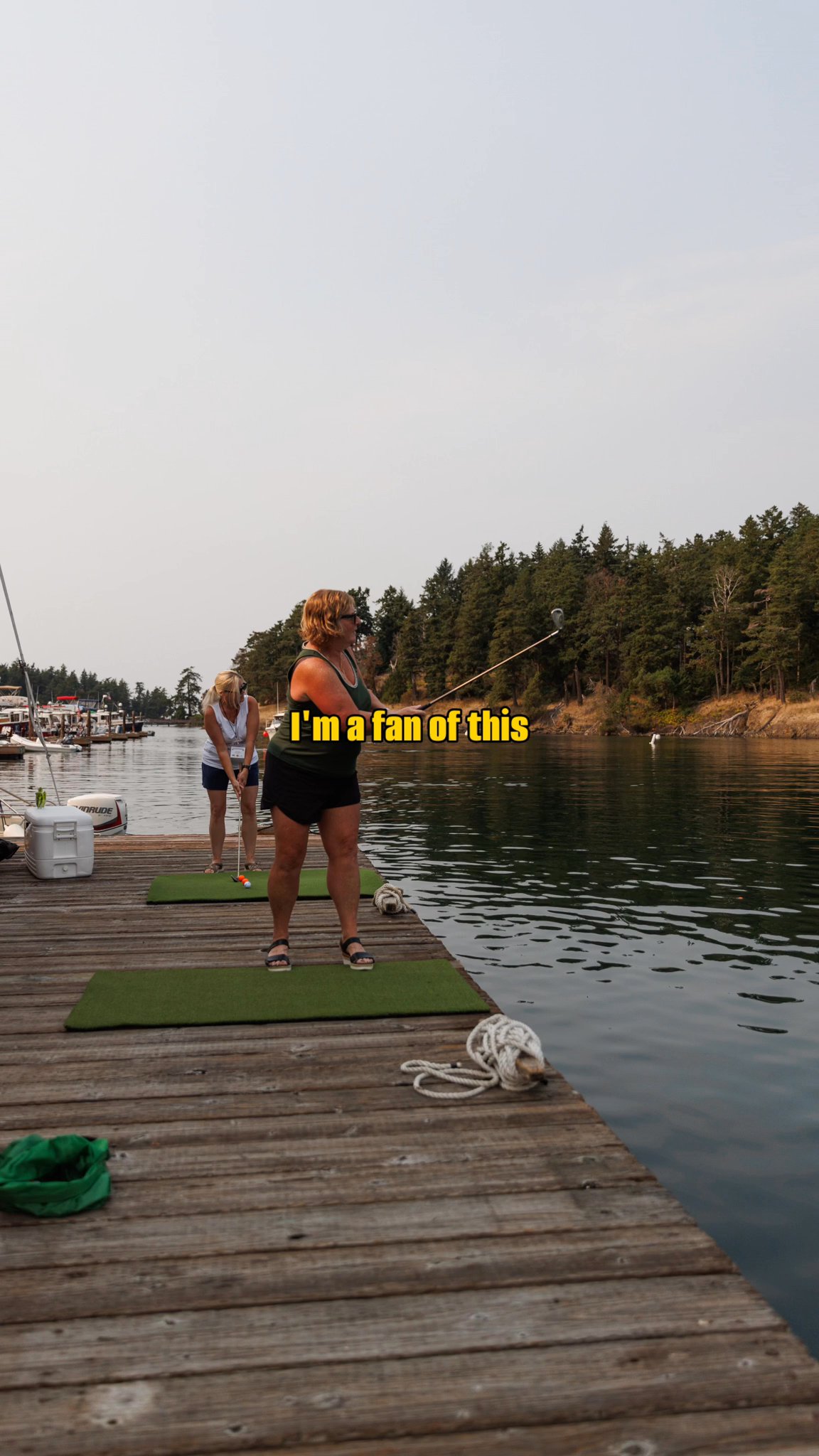 It's all fun and games... And relaxation, friends,...