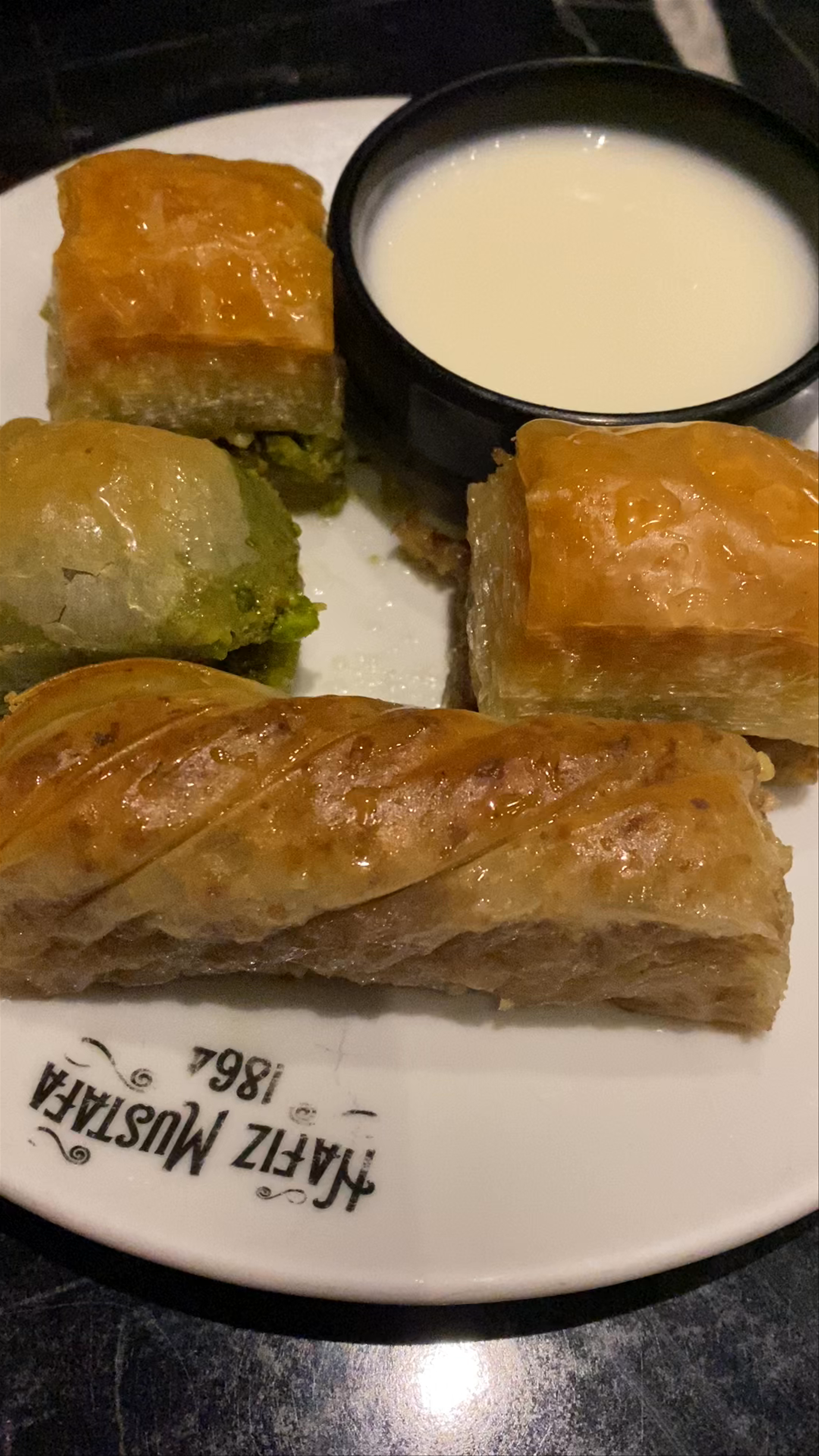 Evening Delights at Hafiz Mustafa 1864 - Traditional Turkish Baklava and Tea in Gümüşsuyu, Istanbul