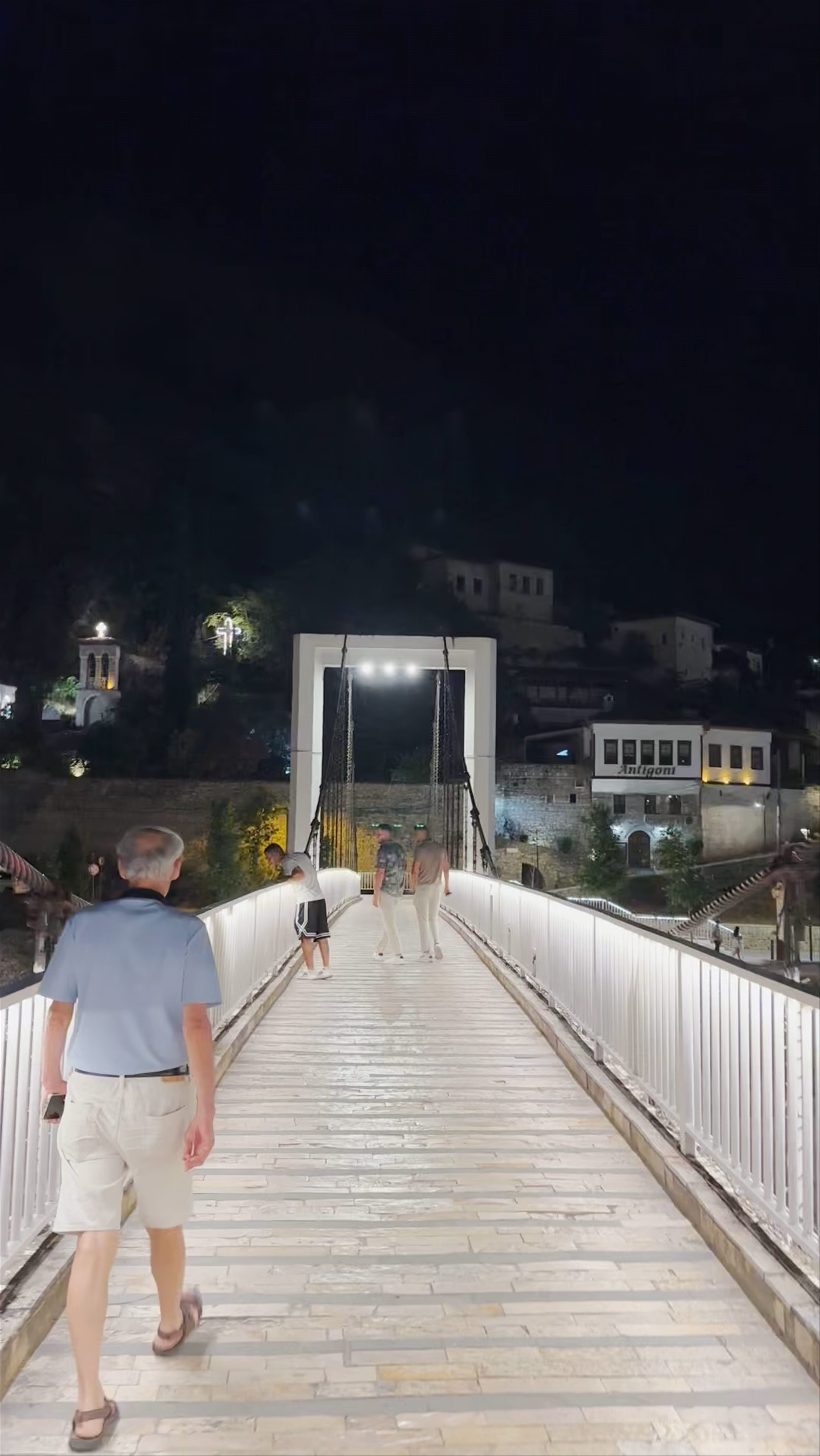 Ura e Varur: Night Walk on Berat's Iconic Hanging Bridge