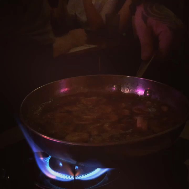 Dadeo - Bananas Foster being prepared at our table. - Southern Near Me - Edmonton, Alberta