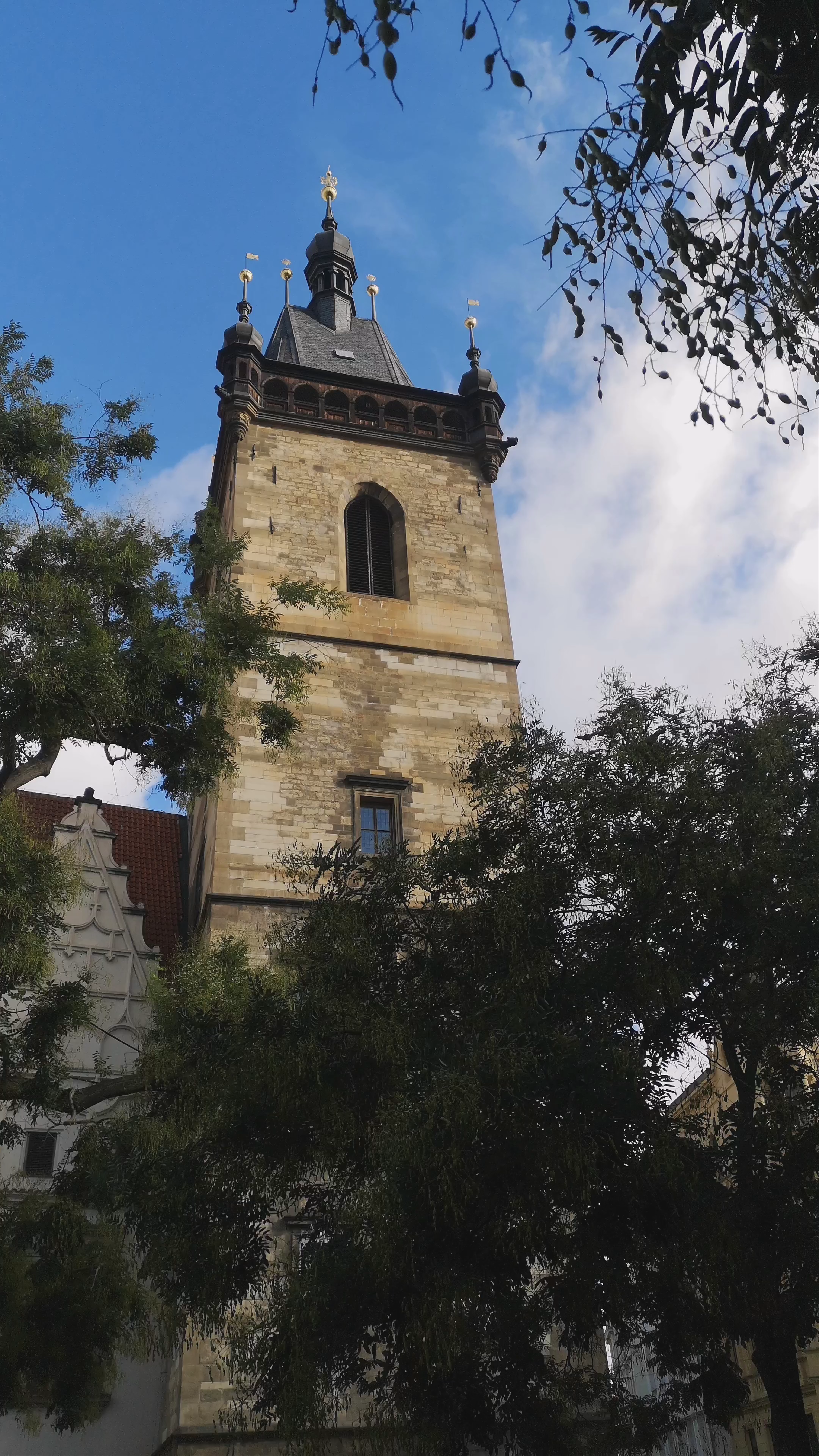 Historic Charm of Novoměstská Radnice at Charles Square, Prague