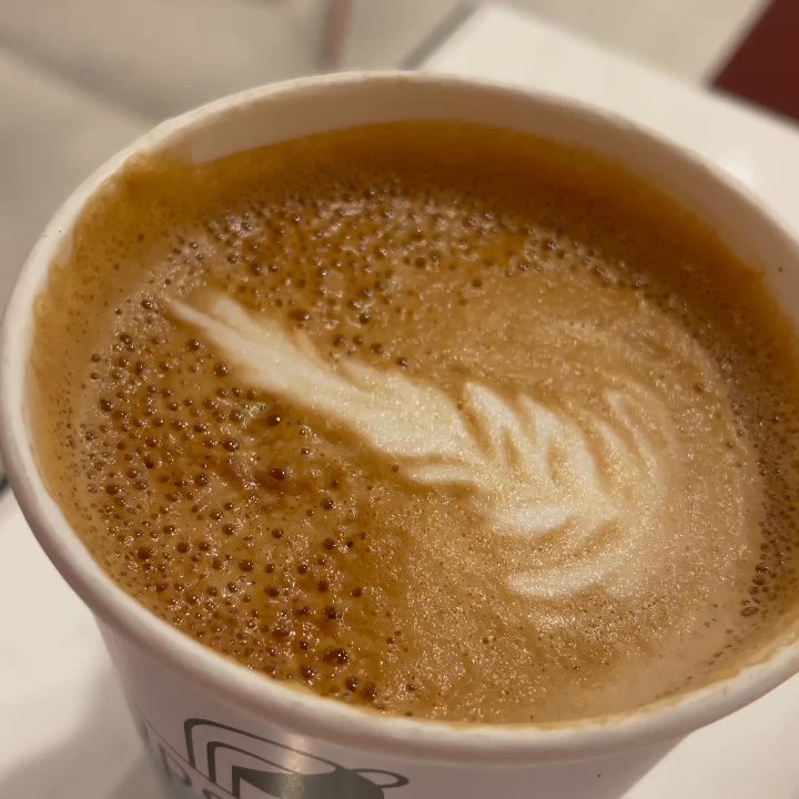 CupSoul Cafe - Very fresh and delicious almond croissant and tasty latte - Cafes Near Me - New York, New York